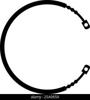 Cable for clutch car pull manual transmission rope part icon black ...