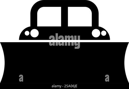 Snowblower snow clear machine snowplow truck plough clearing vehicle equipped seasons transport winter highway service equipment clean icon black color vector illustration image flat style simple. Snowblower snow clear machine snowplow truck plough clearing vehicle equipped seasons transport winter highway service equipment clean icon black color vector illustration image flat style Stock Vector