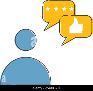 Marketing Business icon flat design Stock Vector