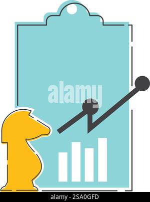 Marketing Business icon flat design Stock Vector
