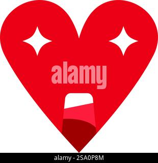 Emoticon icon new design editable stroke Stock Vector