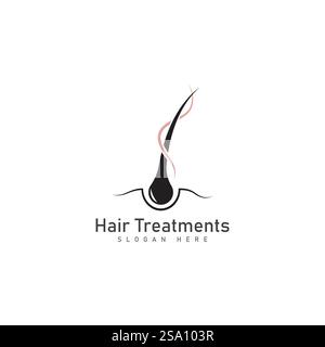 hair treatments vector icon illustration design template Stock Vector