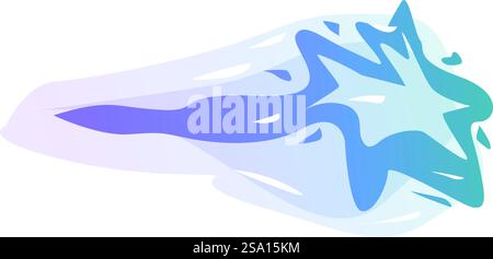 Cosmos flash effect icon cartoon vector. Laser beam weapon. Ray energy ...