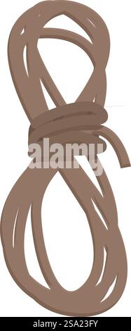 Mine factory rope icon cartoon vector. Coal mining. Production natural ...