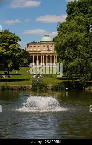 Pittville Park Pump rooms in Cheltenham, Gloucestershire Stock Photo