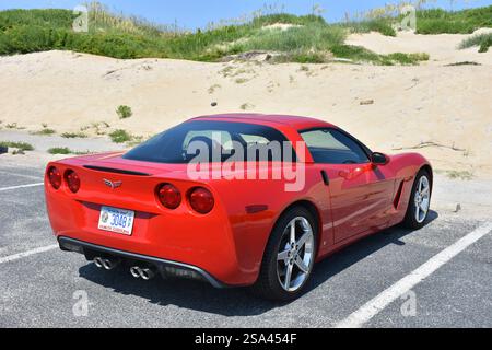 A Red 2007 C6 Corvette Coupe Stock Photo - Alamy
