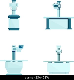 Laboratory instruments icons set Stock Vector Image & Art - Alamy