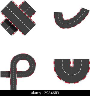 Circle race circuit vector illustration Stock Vector Image & Art - Alamy