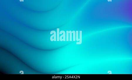 Abstract liquid gradient blue water motion graphic, looping background used for nature or inspirational video projects, presentations, reports, commer Stock Photo