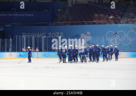 Czech hockey players after the quarterfinal match Finland vs Czech ...