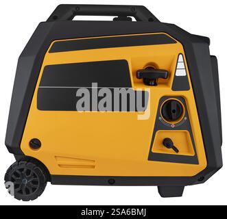 Inverter gasoline generator with pure sine wave output. Stock Photo