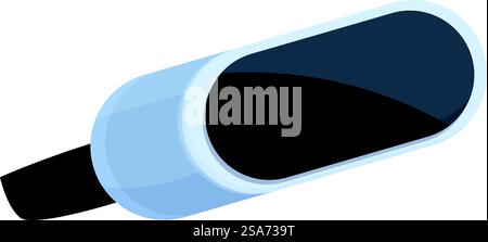 Modern vr headset representing the future of gaming and entertainment. Virtual reality headset showing potential of modern technology Stock Vector