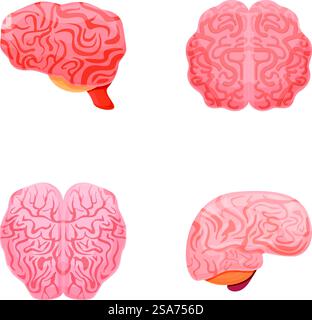 human left and right brain cartoon Stock Vector Image & Art - Alamy
