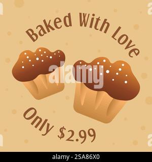 Delicious pastry and kitchen tools, playful vector illustration, perfect for culinary guides and baking-related content, on a light blue dotted background.. Delicious Pastry Kitchen Tools Stock Vector