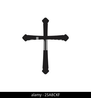 Church logo vector ilustration template Stock Vector