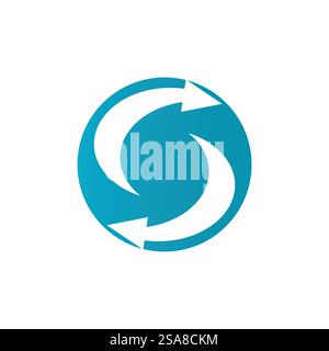 Arrow ilustration logo vector template Stock Vector
