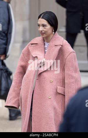 Paris, France. 28th Jan, 2025. Paris, France - January 28: Hannah O'Neill leaves Chanel fashion show during the Haute Couture Fall/Winter 2025 - 2026 Fashion Week on January 28, 2025 in Paris, France. Photo by Marco Piovanotto/ABACAPRESS.COM Credit: Abaca Press/Ģ����ý Live News Stock Photo