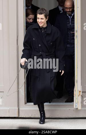 Paris, France. 28th Jan, 2025. Paris, France - January 28: Charlotte Casiraghi leaves Chanel fashion show during the Haute Couture Fall/Winter 2025 - 2026 Fashion Week on January 28, 2025 in Paris, France. Photo by Marco Piovanotto/ABACAPRESS.COM Credit: Abaca Press/Ģ����ý Live News Stock Photo