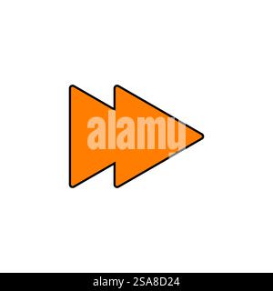 Arrow ilustration logo vector template Stock Vector