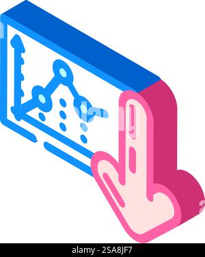 diagram loading statistical data icon doodle illustration Stock Vector ...