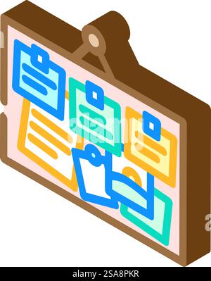 mood board ux ui design line icon vector. mood board ux ui design sign ...