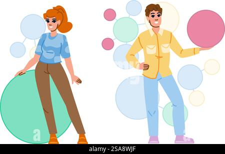 navigation pagerank  vector.  link breadcrumb, web nofollow, business pagerank navigation pagerank character. people flat cartoon illustration. navigation pagerank vector Stock Vector