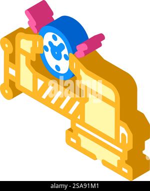 compression time management line icon vector. compression time ...