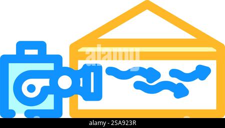 supply air ventilation icon color illustration Stock Vector Image & Art ...