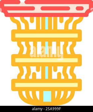 computer quantum technology color icon vector. computer quantum technology sign. isolated symbol illustration. computer quantum technology color icon vector illustration Stock Vector