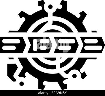 Change Management icon. Monochrome sign from production management ...