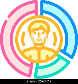 customer segmentation vector icon isolated on transparent background ...