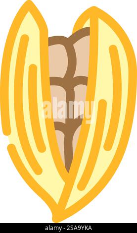 Cardamom color icon. Isolated vector illustration Stock Vector Image ...