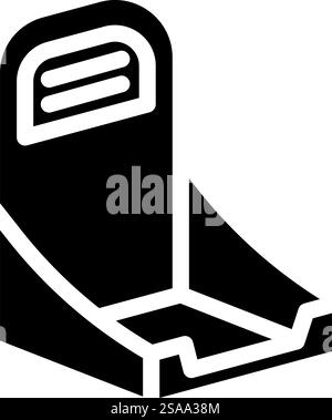 display box cardboard packaging glyph icon vector illustration Stock ...