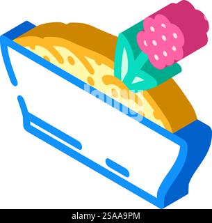 quinoa vegan food isometric icon vector. quinoa vegan food sign. isolated symbol illustration. quinoa vegan food isometric icon vector illustration Stock Vector