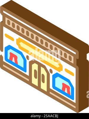 Vector isometric antique shop Stock Vector Image & Art - Alamy