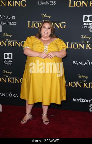 Chrissy Metz arrives at The Lion King' film premiere at Dolby Theatre Los Angeles USA - 09 Jul 2019 Stock Photo