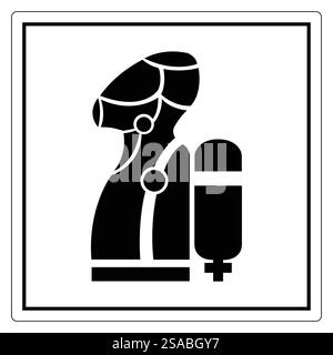 This black and white icon features a robot arm holding a microphone, symbolizing technology and communication. Perfect for digital and media projects. Stock Vector