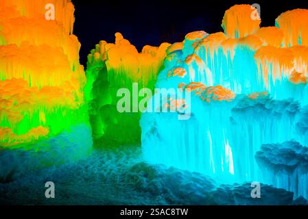 Many colors of ice Stock Photo