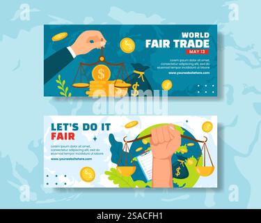world day of social justice banner design with illustration scales of ...