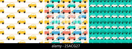 Toys Seamless Pattern Design with Boys and Girls Children Toy Equipment in Cartoon Flat Illustration Stock Vector