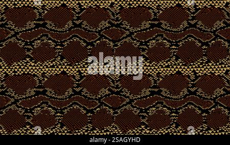 snake skin vector camouflage pattern Stock Vector