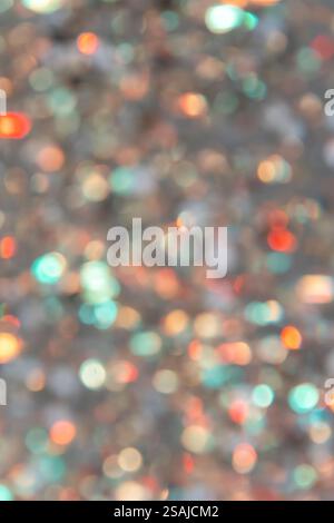 Abstract texture with bright multicolored highlights and metallic effect, blur Stock Photo