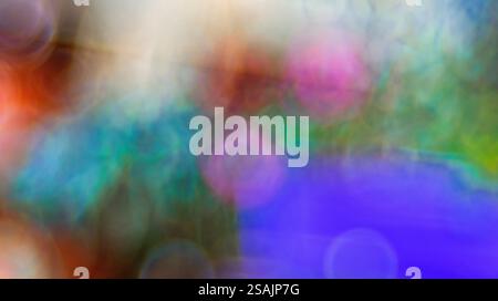 Abstract Reflections Bubble Background Design Stock Photo