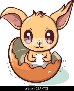 cute little rabbit Stock Vector Image & Art - Alamy