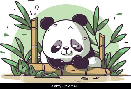 vector illustration of bamboo forest Stock Vector Image & Art - Alamy
