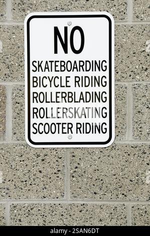 'No Skateboarding' 'No Bicycle Riding' 'No Rollerblading' 'No Scooter ...