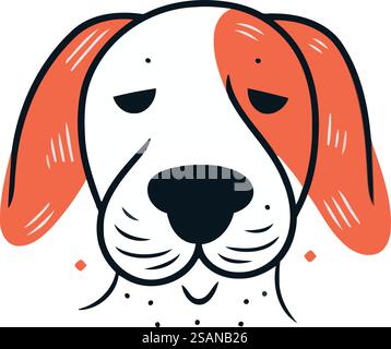 Cute dog Face Stock Vector Image & Art - Alamy