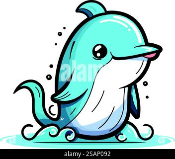 vector cartoon animal clipart cute penguin bird Stock Vector Image