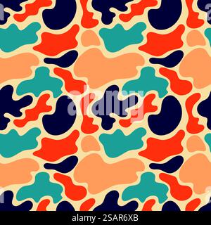 duck hunter camouflage Stock Vector