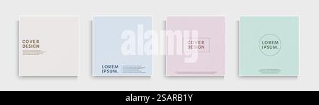Set of abstract diagonal stripes texture with pink, blue, purple, green, yellow pastel color. Trendy color line pattern collection design. Can use for cover, poster, banner web, flyer,  Print ad. Stock Vector